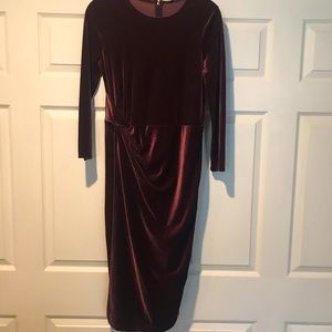 Banana Republic velvet dress